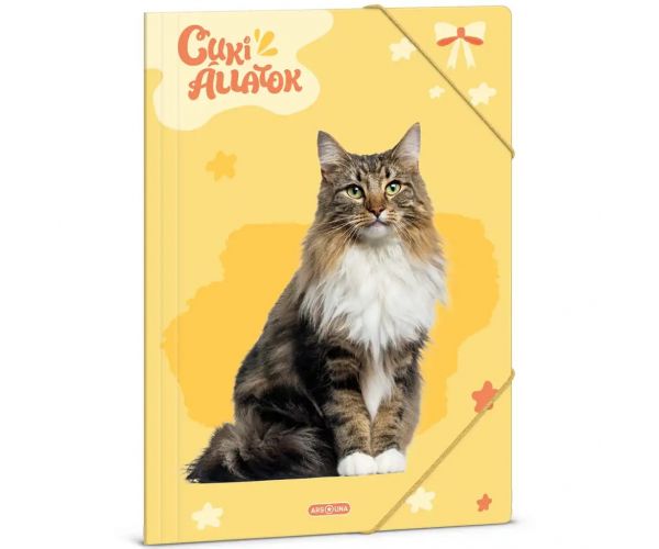 Ars Una: Cuki Állatok – Norvég erdei macska A/4 gumis dosszié