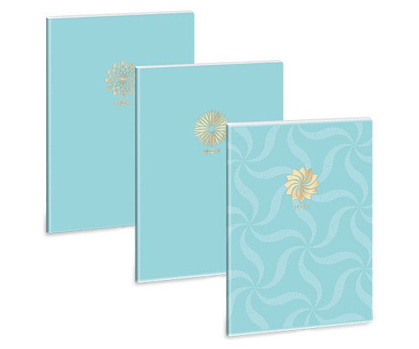 Ars Una: Soft Touch Turquoise Spring bilježnica A/4