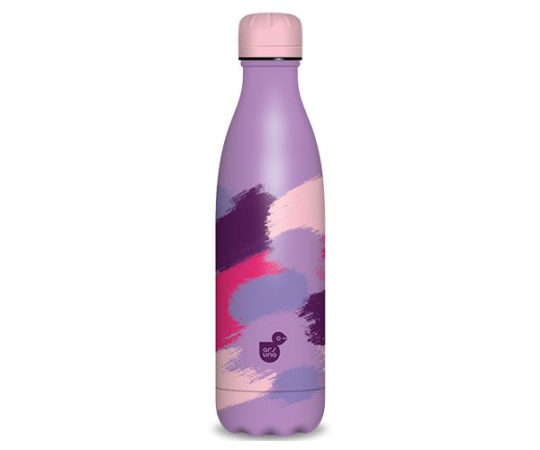 Ars Una: Spotted purple dvoslojna metalna boca za vodu 500 ml