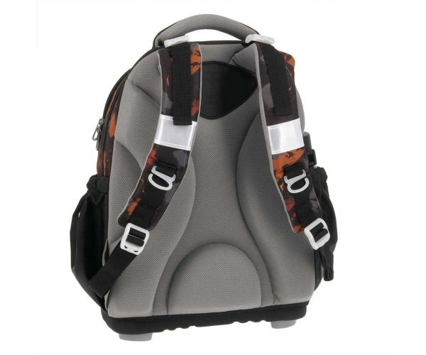 Ars Una: Wild in the dark anatomska školska torba s motivom lava, ruksak 33×42×21 cm
