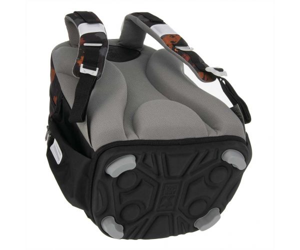 Ars Una: Wild in the dark anatomska školska torba s motivom lava, ruksak 33×42×21 cm