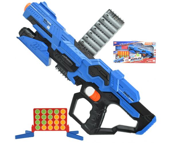 Attack Launcher: Ručna puška za gađanje spužvom sa žeton metom i patronom 49 cm