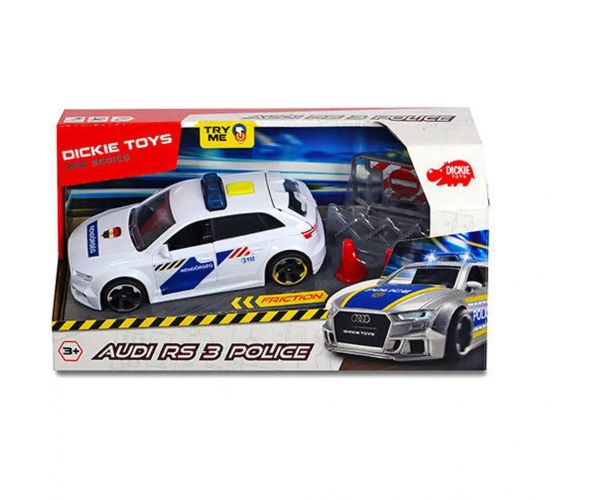 Audi RS3 rendőrautó - Dickie Toys