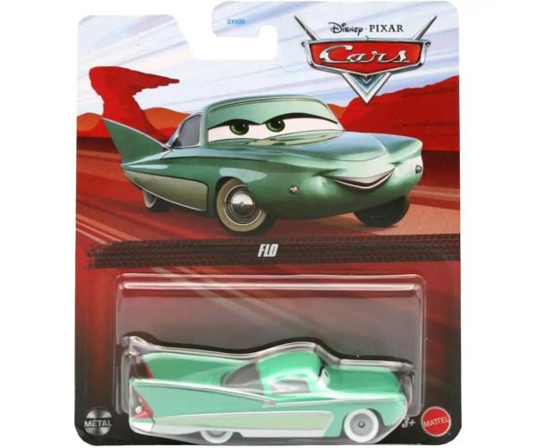 Verdák 3: Flo karakter zöld kisautó 1/55 - Mattel