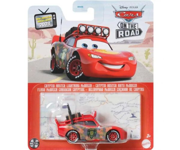 Verdák: Cryptid Buster Villám McQueen karakter kisautó 1/55 - Mattel