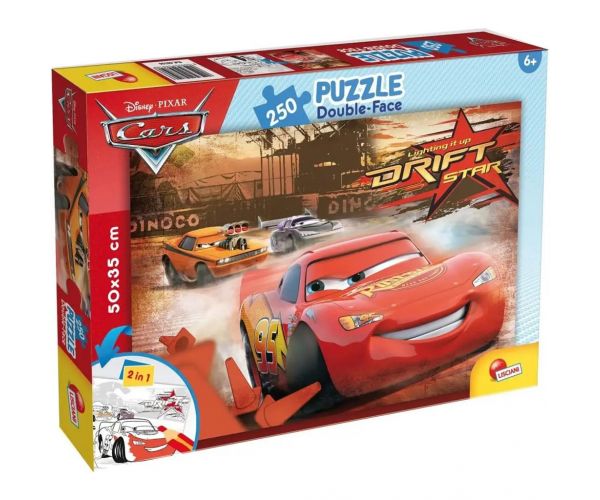 Verdák 2 az 1-ben 250db-os puzzle és színező 50x35cm - Lisciani