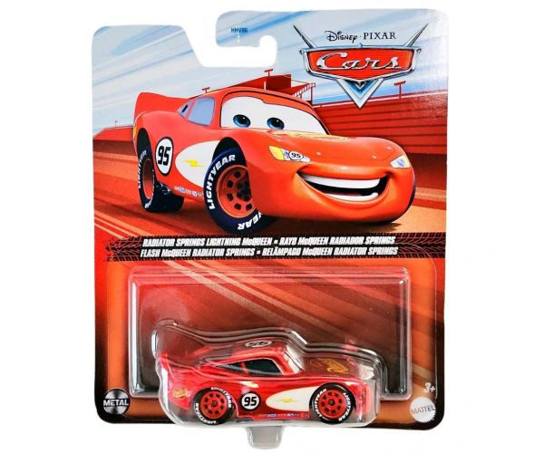 Verdák: Villám McQueen kipufogó karakter kisautó 1/55 - Mattel