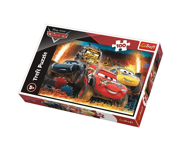 Auti 3(Cars 3) ekstremna utrka puzzle 100kom - Trefl