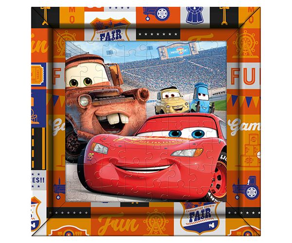 Auti (Cars) puzzle sa okvirom 60kom - Clementoni