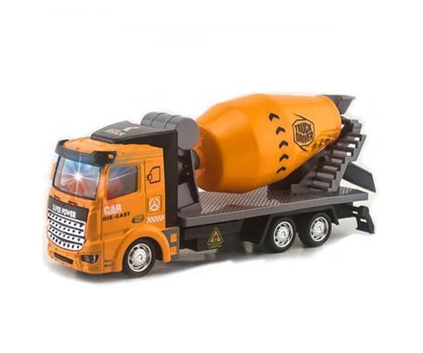 Automobil za miješanje betona sa pogonom na uvlačenje, svjetlom i zvukom 1/48