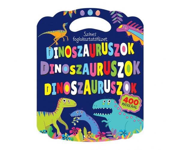 Šarena radna bilježnica s dinosaurima