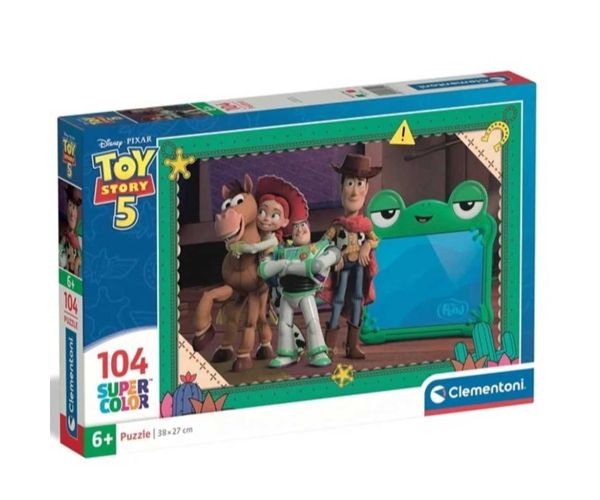 Toy Story 5 104 komadni Supercolor puzzle - Clementoni