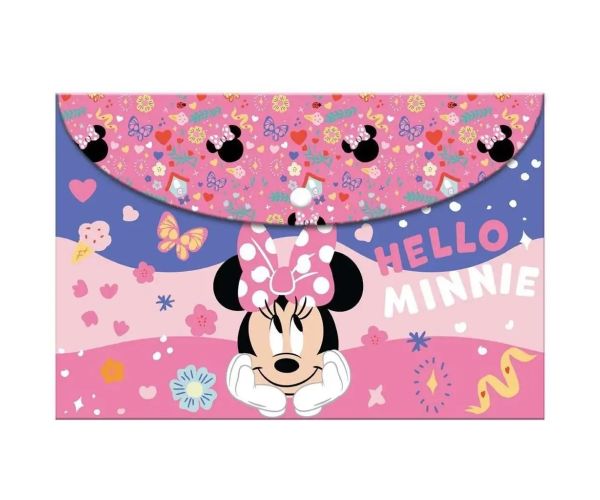 Luna: Minnie Mouse mapa s kopčom A4