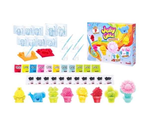 Jelly Gelz Flower Deluxe cvjetni gel figura set za kreativno izrađivanje - Simba Toys