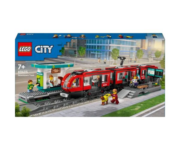 LEGO® City: Tramvaj i stajalište u centru grada (60423)