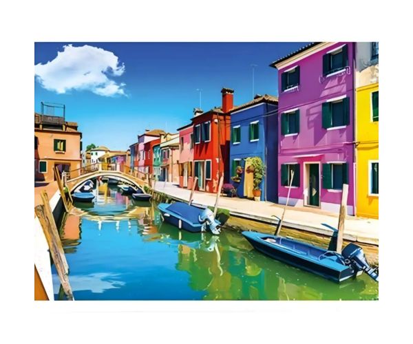 Dijamantni puzzle: Venecija dijamantni set 30x40cm