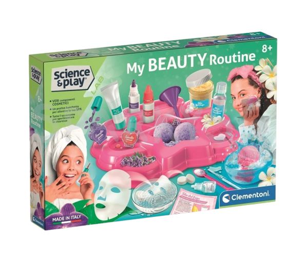 Science & Play: Moja rutina ljepote set ljepote s dodacima - Clementoni