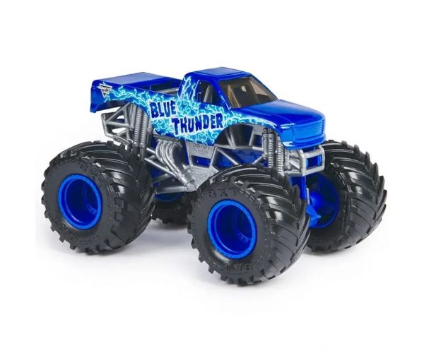 Monster Jam: Blue Thunder monster truck autić – 1:64 – Spin Master