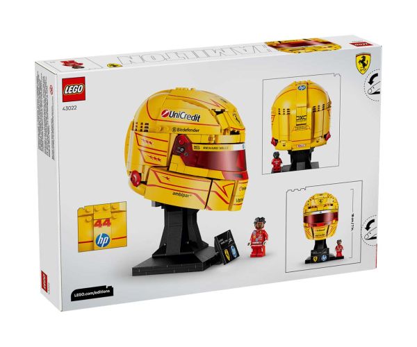LEGO® Izdanja: Scuderia Ferrari HP Lewis Hamilton kaciga (43022)
