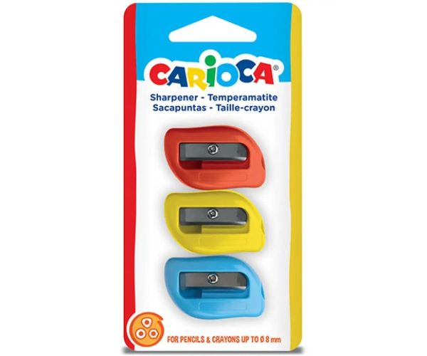 Plastična šiljila 3kom - Carioca