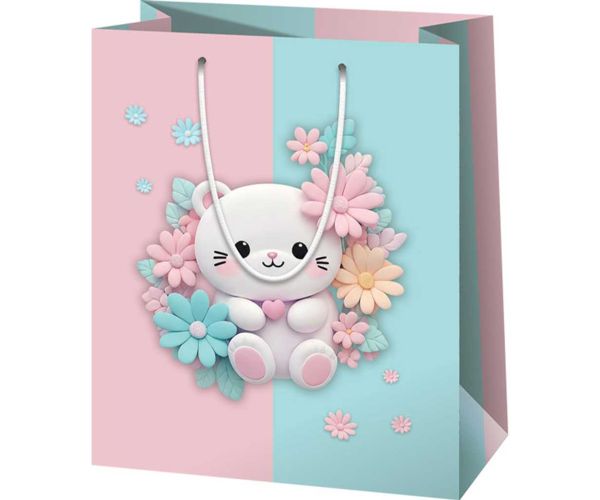 Slatka torba za poklone s uzorkom medvjedića velike veličine 26x13x33cm