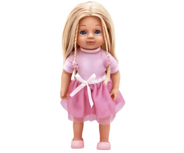 Dolls World: Hrvatski govoreća Charlotte lutka, u ružičastoj haljini