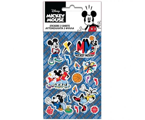 Set naljepnica Mickey Mouse 8x12cm 5 listova