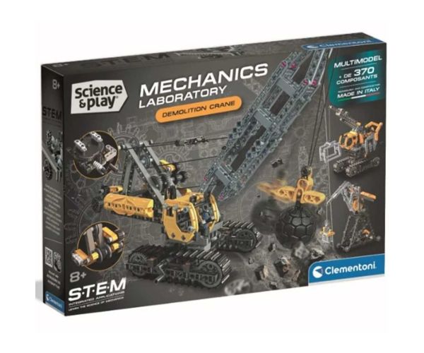 Science & Play: Građevinski set s dizalicom - Clementoni