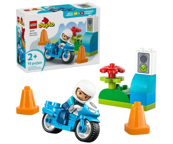 LEGO® DUPLO®: Plavi policijski motocikl (10471)