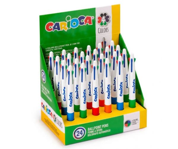 Kemijska olovka u 4 boje, 1 kom. - Carioca