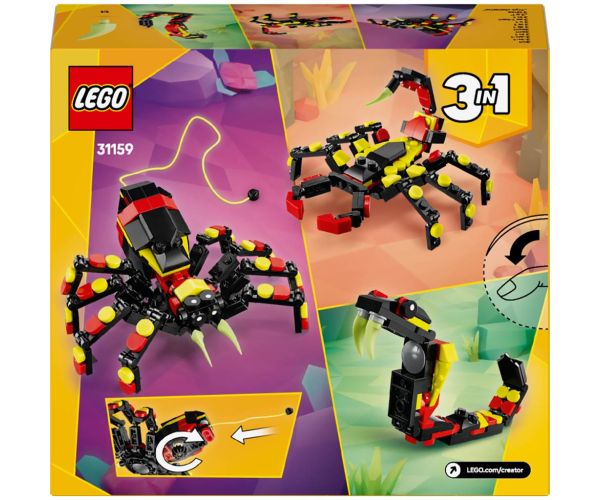 LEGO® Creator: Divlje životinje: Pauk pun iznenađenja (31159)