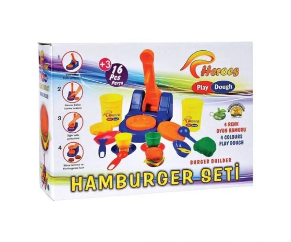 Play-Dough: Plastelin set za izradu hamburgera