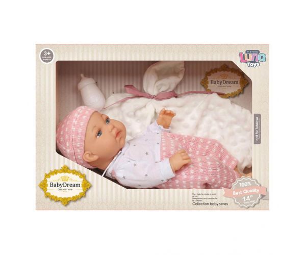 Baby Dream: Beba u ružičastoj odjeći s dodacima 35cm