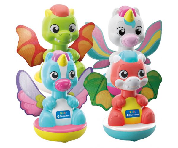 Baby Spin & Dream jednorog i zmaj dječja igračka 1 kom - Clementoni