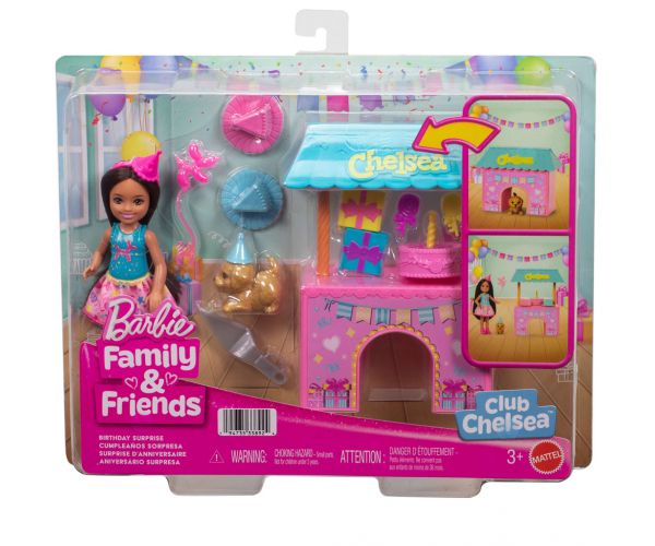 Barbie: Chelsea szülinapi zsúr babával és kiskutyával – Mattel