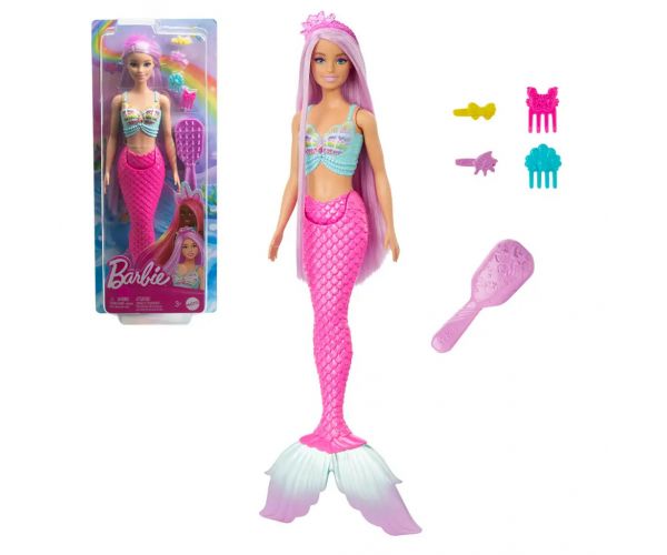 Barbie Dreamtopia: Varázslatos frizura sellő baba 2024 - Mattel