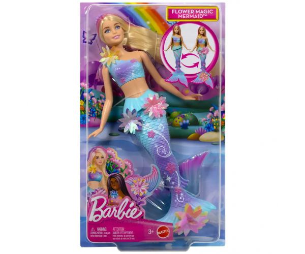 Barbie Dreamtopia: Virágvarázs sellő baba - Mattel
