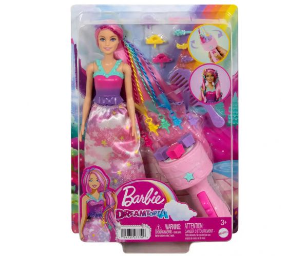 Barbie: Dreamtopia hajvarázs baba kiegészítőkkel - Matte
