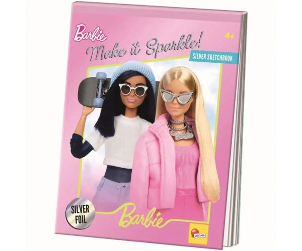 Barbie Make it sparkle! Csillogó rajzfüzet - Lisciani