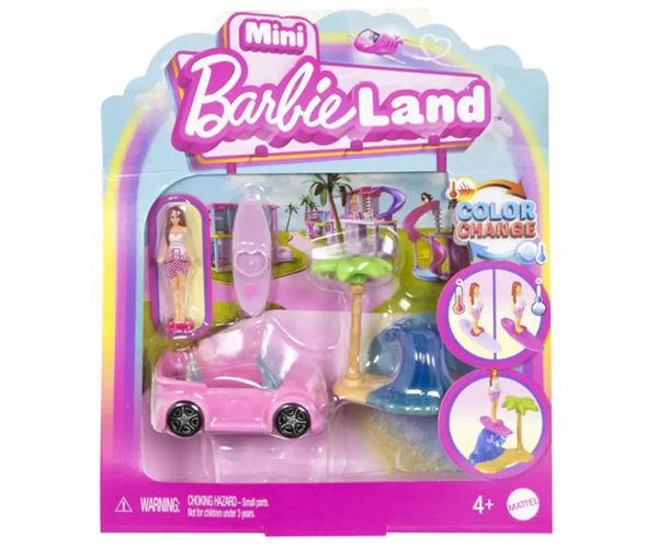 Barbie: Mini BarbieLand jármű - Kabrió -Mattel