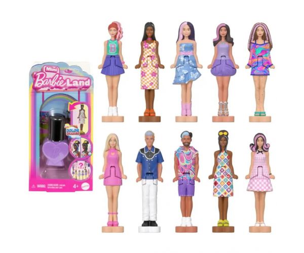 Barbie: Minie Barbieland - Meglepetés a körömlakkban baba 1db - Mattel