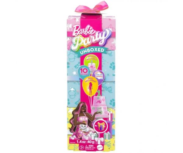 Barbie: Party Reveal Meglepetés szett - Mattel