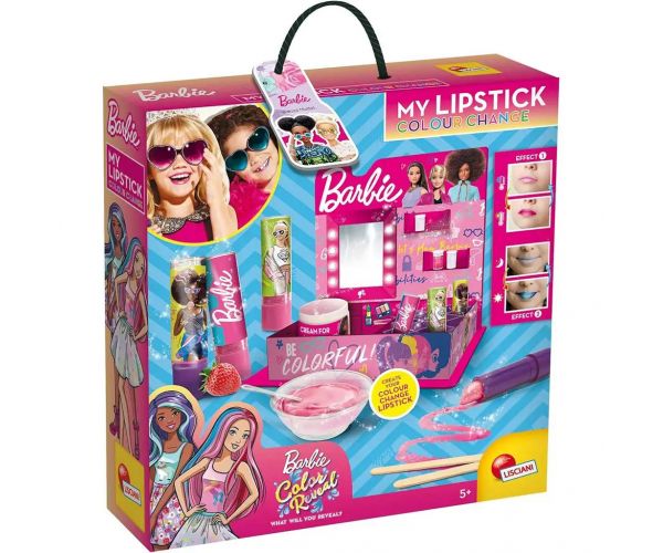 Barbie Színváltós Rúzs varázs szett - Lisciani