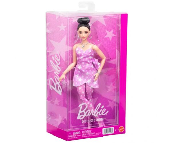 Barbie: Trendi barátnők baba csillagos ruhaszettben - Mattel