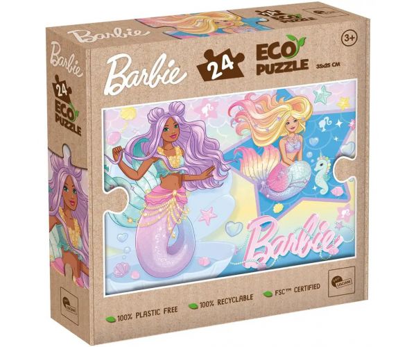 Barbie sellő barátnők 24db-os Eco mini puzzle 35x25cm - Lisciani