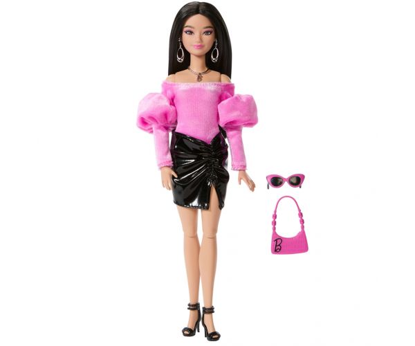 Barbie trendi prijateljice - u crnoj minici - Mattel