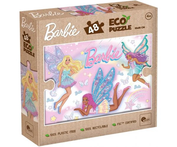 Barbie tündéri barátnők 48db-os Eco mini puzzle 35x25cm - Lisciani
