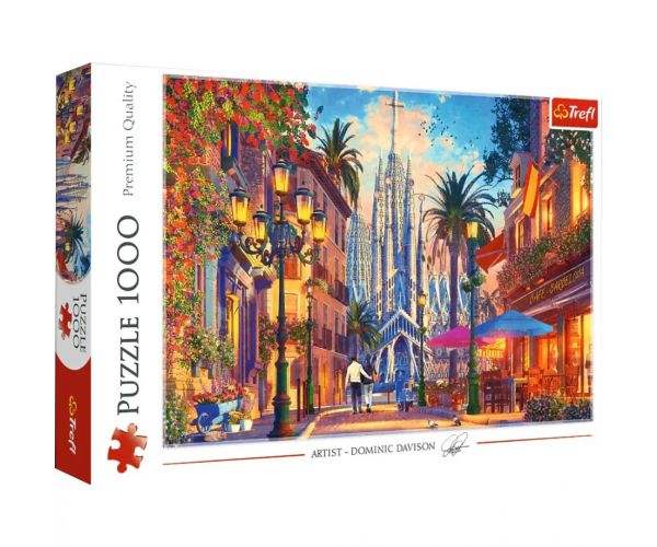 Barcelona 1000db-os prémium puzzle - Trefl