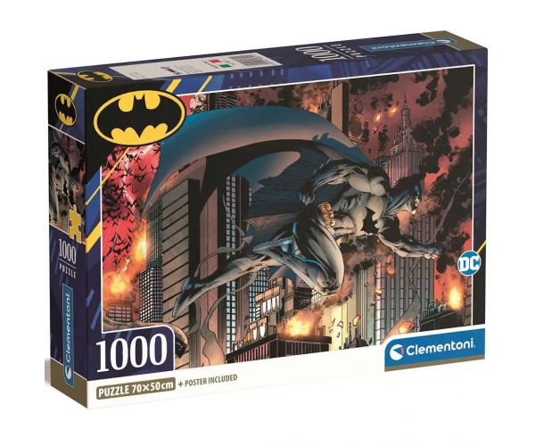 Batman 1000db-os Compact puzzle 70x50cm - Clementoni