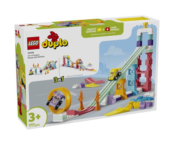 LEGO® DUPLO®: 3 u 1 kreativni skakači i vozila (10478)